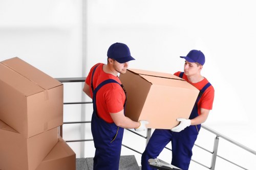 Illustration representing accessible moving services in Shacklewell