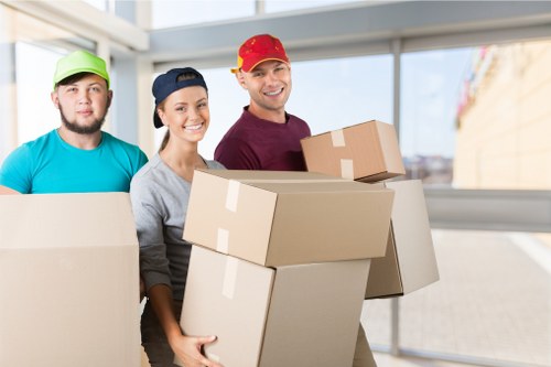 Man and van service helping with a local move in Shacklewell