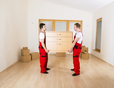 Commercial removals van for office or business relocation